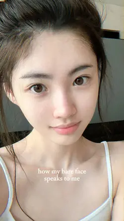 bare face vs makeup
