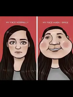 my face normally 