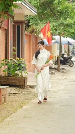 Mẫu áo dài tết