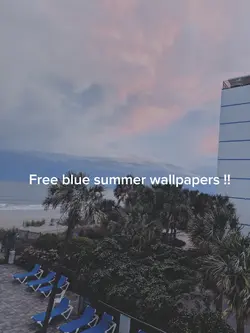 blue summer wallpape