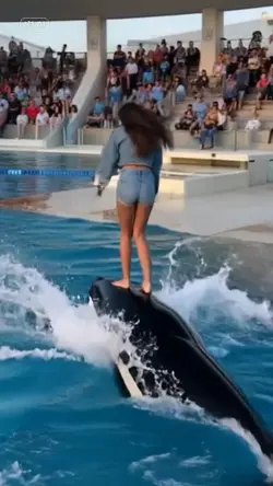Orca whale show