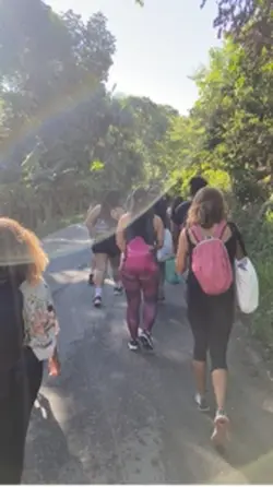Trilha cachoeira 