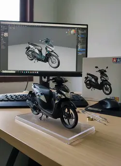 miniatur motor di pc