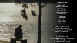 the end credit