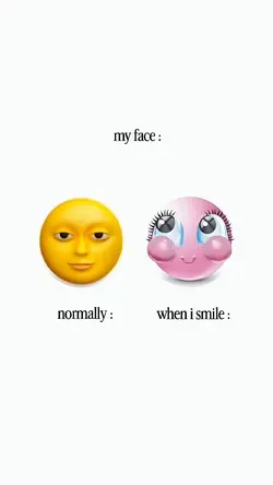 My face