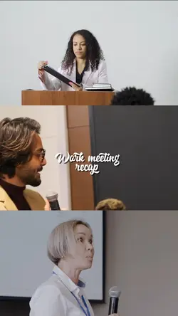 Work meeting recap