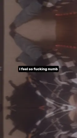 so f^cking numb.