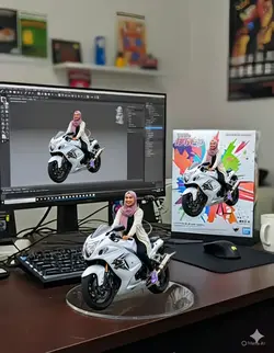 Motor figurine