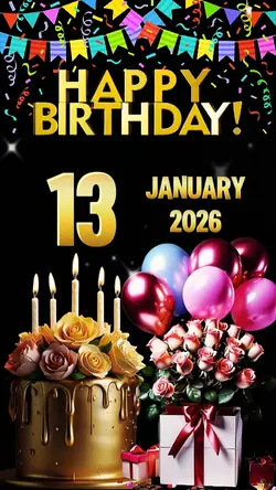BIRTHDAY 13 JANUARY
