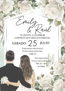 Invitación de Boda