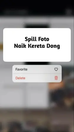 Spill Naik Kereta