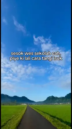 besok sekolah