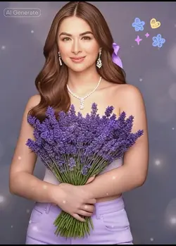 lavender flower pose