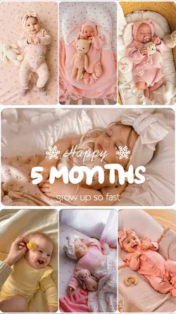 Cute Baby 5 Months