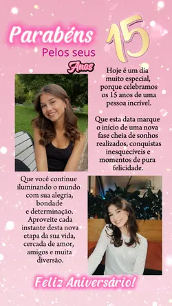 Aniversário 15 anos