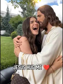 Jesus hug me 