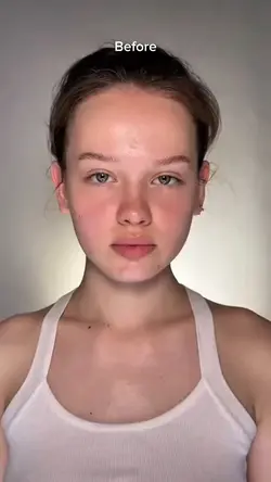Before after makeup 