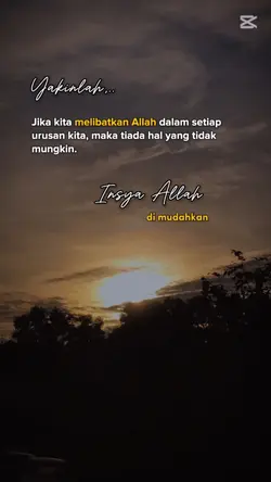 Yakin Pada Allah.