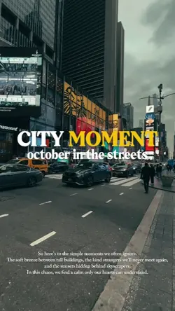 city moment