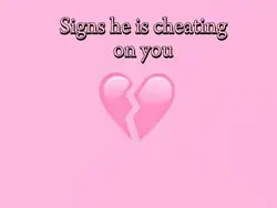 He is Cheating