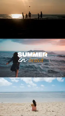 summer in beach 