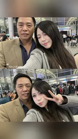 Mẫu ảnh chụp với bố