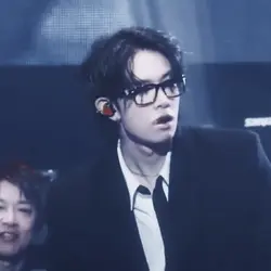 him w glasses.