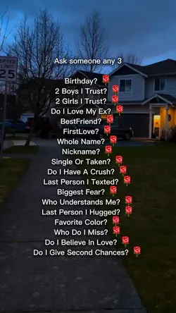 Ask someone any 3