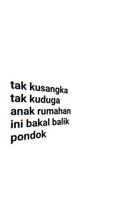 balik pondok