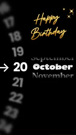 HBD 20 OCTOBER