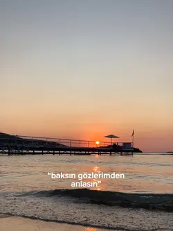 Gözlerimden anlasın.