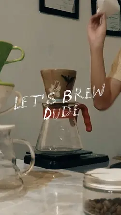 Brewing coffee