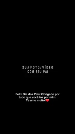 Feliz dia dos pais