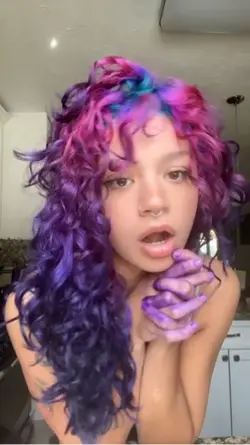 Cabelo colorido me..