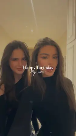 birthday my sister