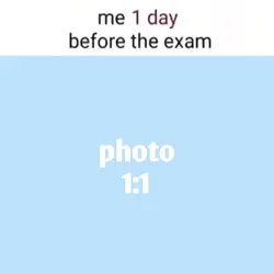 me before the exam