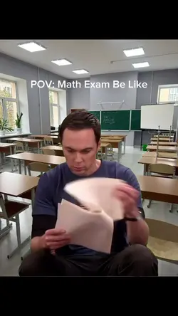 math exam be like