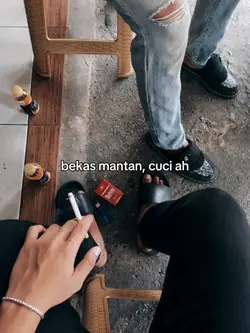 bekas mntan, cuci ah