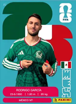 Tarjeta panini 🇲🇽⚽️