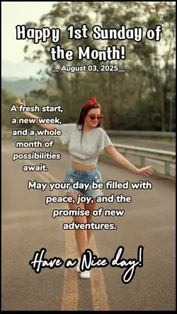 Happy 1st Sunday 