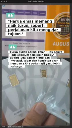 emas naik turun