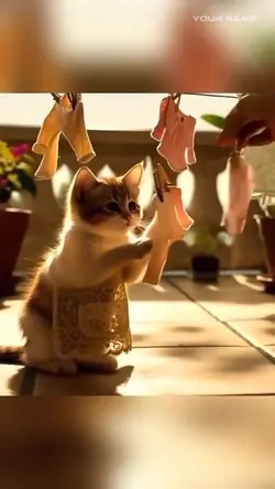 Funny cat Ai video 