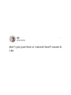 natural face