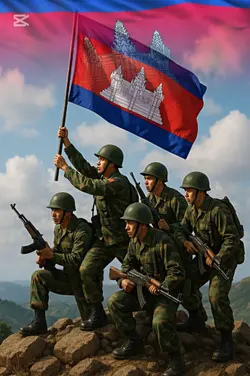ដៃត្រកងអោបតែកាំភ្លើង