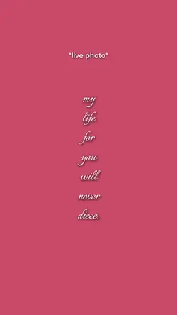 my love for you