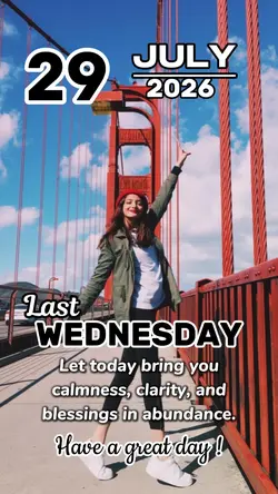 Wednesday, 29 July