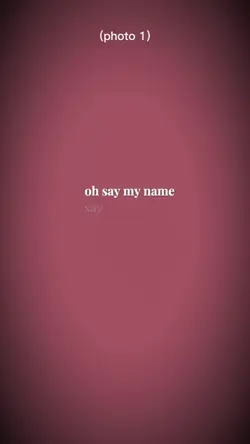 say my name