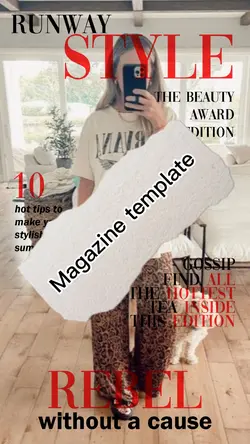 Magazine template