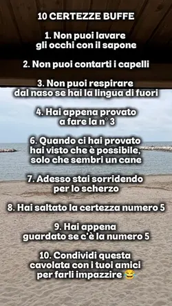 10 certezze buffe