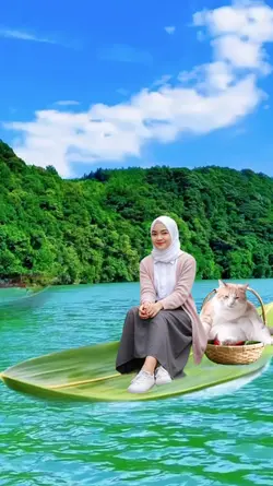 perahu daun